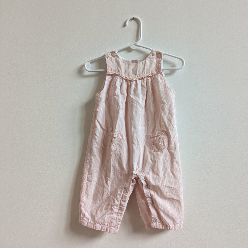 Janie and Jack Baby Girls 3-6m Pink Romper 2010